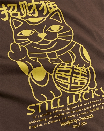 Woodbird - WBBalo Lucky T-Shirt - Dark Brown